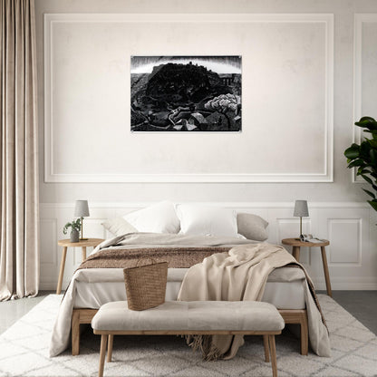VITORCHIANO NEL CIMINO - MC Escher Acrylic Print - 70x100 cm / 28x40″ inches | Maurits Cornelis Escher Prints