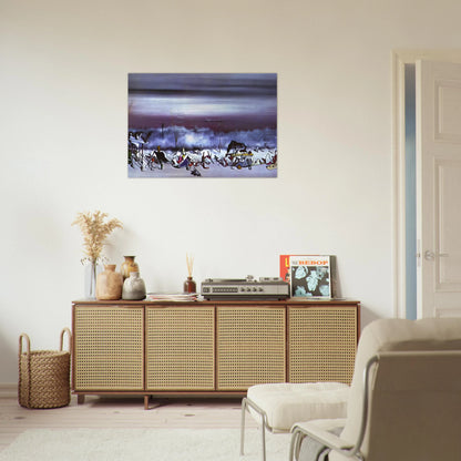 The Ribbon of Extremes - Yves Tanguy Brushed Aluminum Print - 70x100 cm / 28x40 inches | Yves Tanguy Aluminum Print | Yves Tanguy Prints