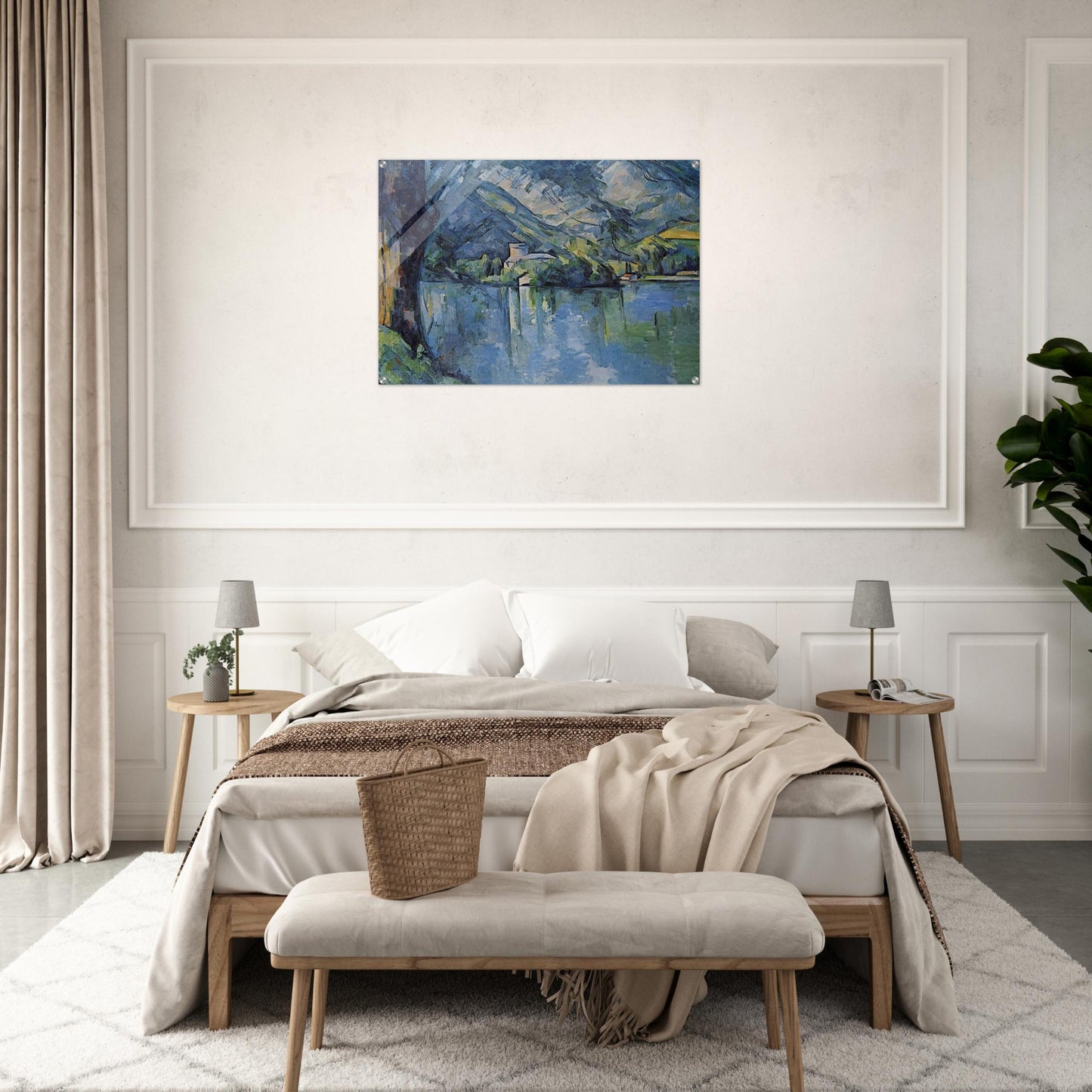 The Lac d'Annecy - Paul Cézanne Acrylic Print - 70x100 cm / 28x40″ inches