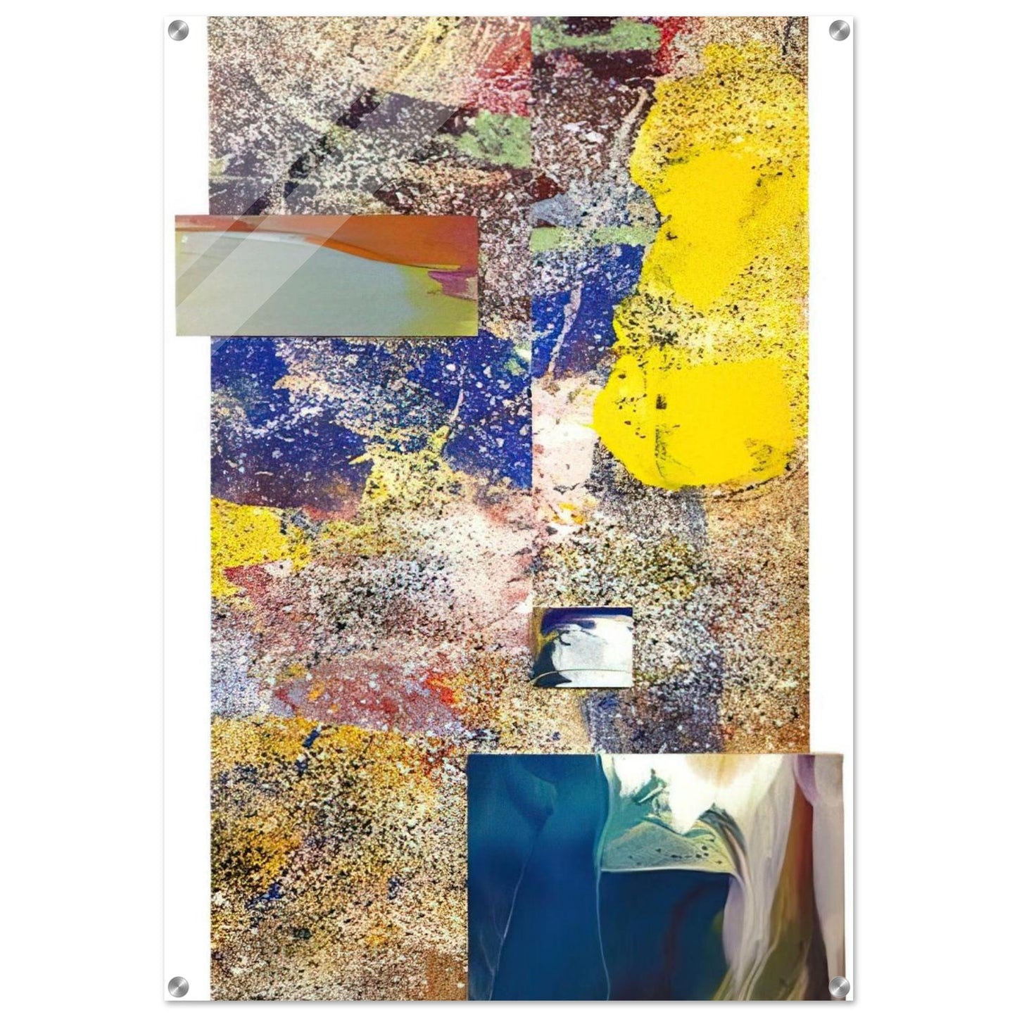 Remembering Girls Ajar - Sam Gilliam Acrylic Print - 70x100 cm / 28x40″ inches | Sam Gilliam Wall Art | Sam Gilliam Prints