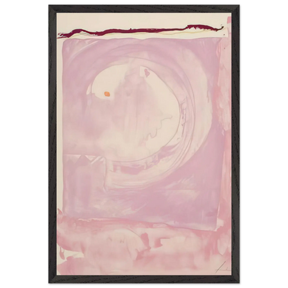 Helen Frankenthaler - Reflections IX - 1995 Wall art - 20x25 cm / 8x10 inches - Premium Wooden Framed Poster With Fine Art Paper - Black frame