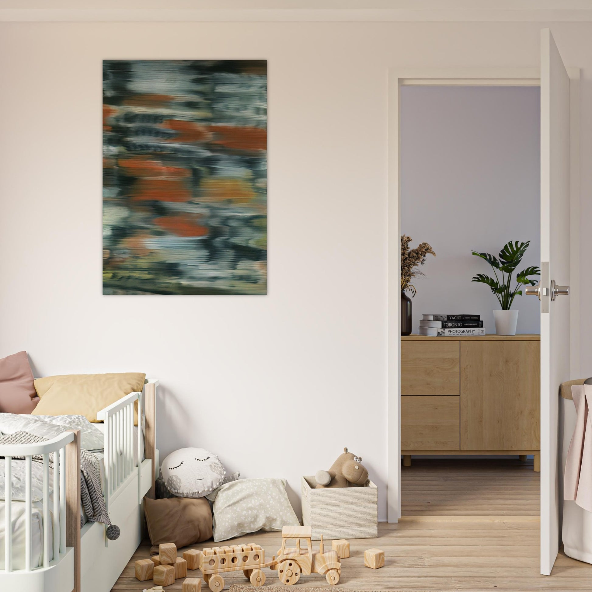 TOWNSCAPE PX 1968 - Gerhard Richter Brushed Aluminum Print - 70x100 cm / 28x40 inches | Gerhard Richter Aluminum Print | Gerhard Richter Prints