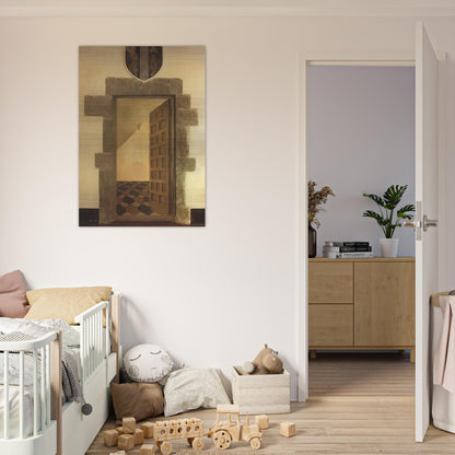 OVERTURE IN TROMPE L OEIL - Salvador Dali Brushed Aluminum Print - 70x100 cm / 28x40 inches | Salvador Dali Aluminum Print | Salvador Dali Prints