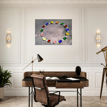 Wheel of Delights - 1967 - Lygia Pape Brushed Aluminum Print - 70x100 cm / 28x40 inches | Lygia Pape Aluminum Print | Lygia Pape Prints
