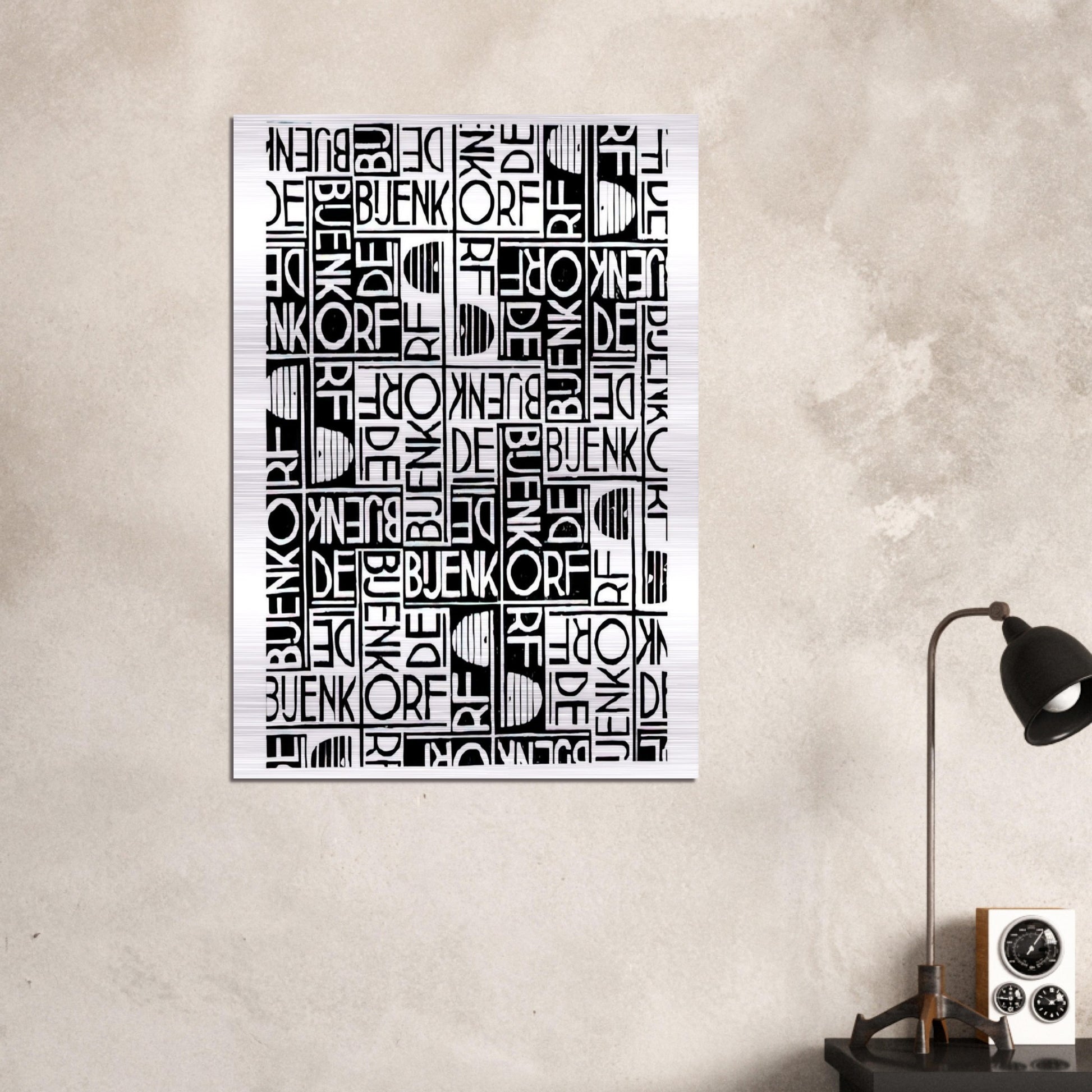 ESCHER (18) - MC Escher Brushed Aluminum Print - 70x100 cm / 28x40 inches | MC Escher Aluminum Print | MC Escher Prints