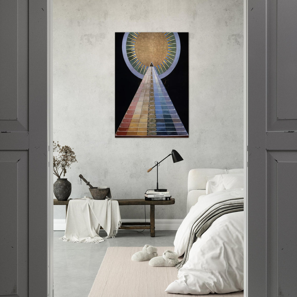 ALTAR PAINTING 1915 - Hilma af Klint Brushed Aluminum Print - 70x100 cm / 28x40 inches | Hilma af Klint Aluminum Print | Hilma af Klint Prints