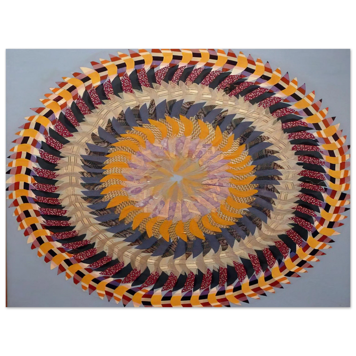 Miriam Schapiro - Golden Pinwheel - 1979  75x100 cm / 30x40inches Fine Art Poster