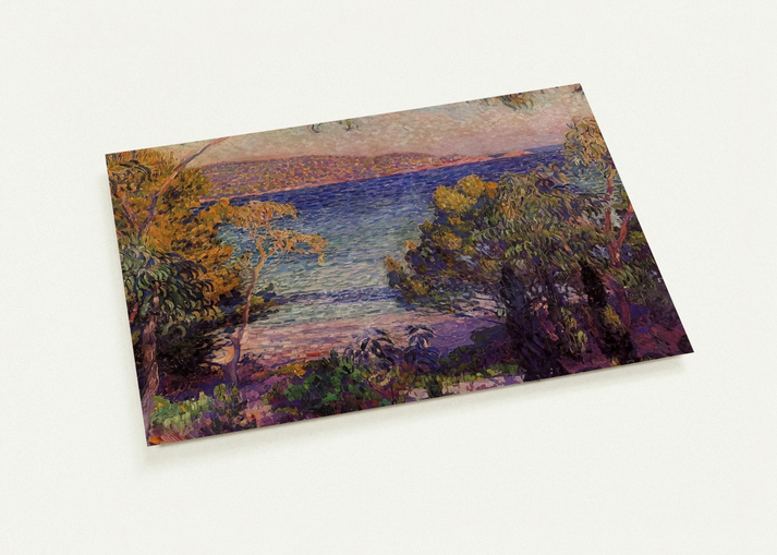 PINES AND EUCALYPTUS AT CAVELIERI 1905 By Theo van Rysselberghe Pack of 10 Post Cards | Theo van Rysselberghe Post Cards | A6 (10.5 x 14.8 cm) - 4.1 x 5.8 inches
