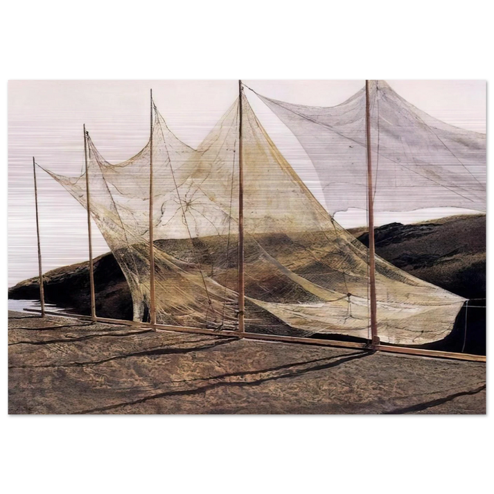 PENTECOST 1989 - Andrew Wyeth Brushed Aluminum Print - 70x100 cm / 28x40 inches | Andrew Wyeth Aluminum Print | Andrew Wyeth Prints