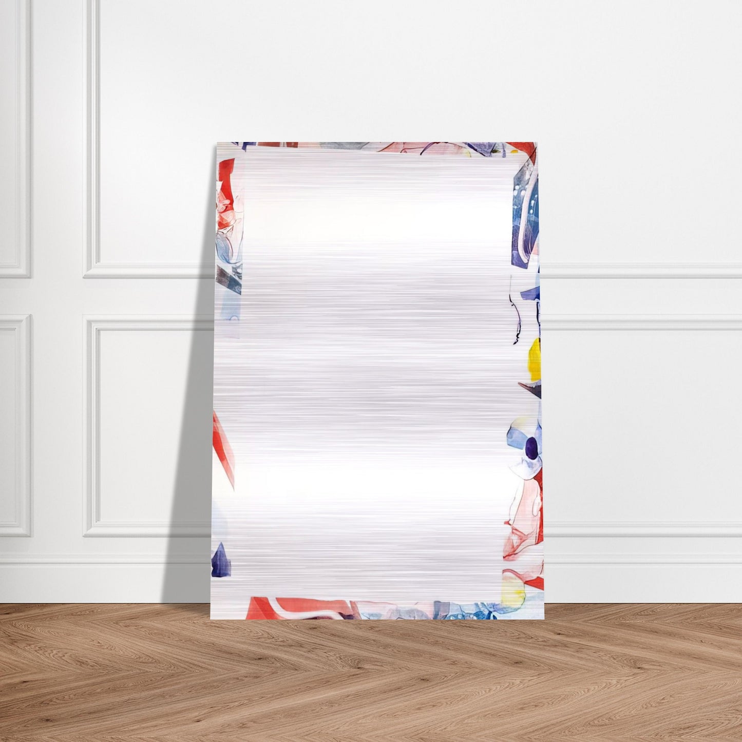 Untitled  SFM66-03  - Sam Francis Brushed Aluminum Print - 70x100 cm / 28x40 inches | Sam Francis Aluminum Print | Sam Francis Prints