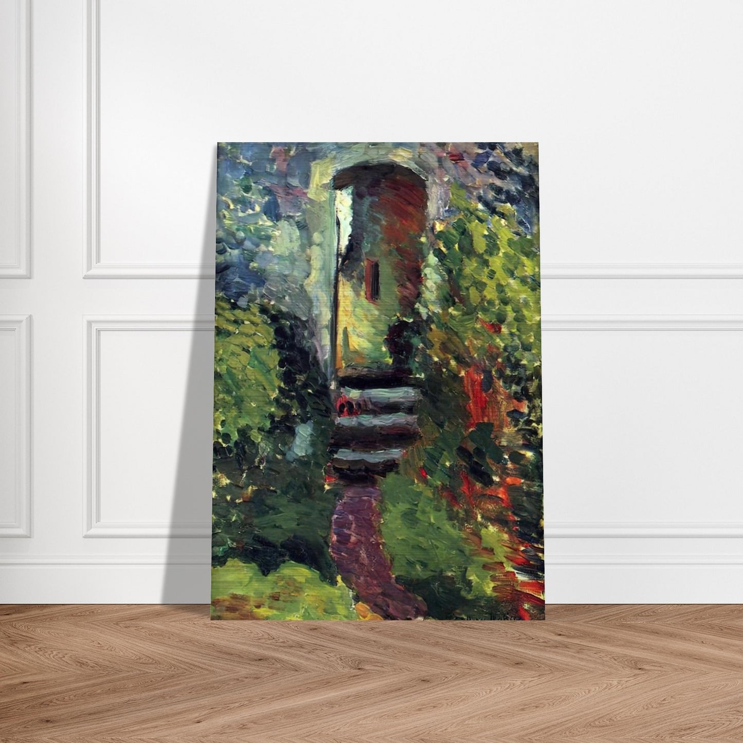 THE LITTLE GATE OF THE OLD MILL 1898 - Henri Matisse Brushed Aluminum Print - 70x100 cm / 28x40 inches | Henri Matisse Aluminum Print | Henri Matisse Prints