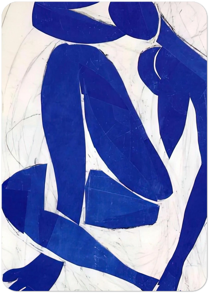 BLUE NUDE IV 1952 By Henri Matisse Pack of 10 Post Cards | Henri Matisse Post Cards | A6 (10.5 x 14.8 cm) - 4.1 x 5.8 inches