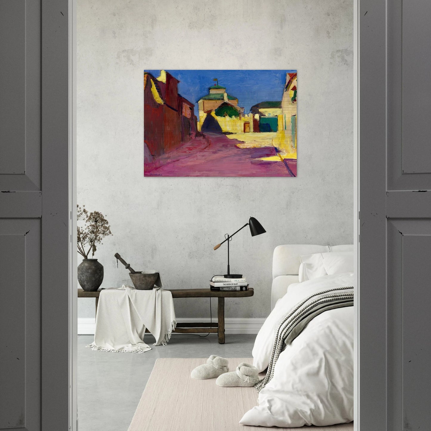 UNE RUE A ARCUEIL 1904 - Henri Matisse Brushed Aluminum Print - 70x100 cm / 28x40 inches | Henri Matisse Aluminum Print | Henri Matisse Prints