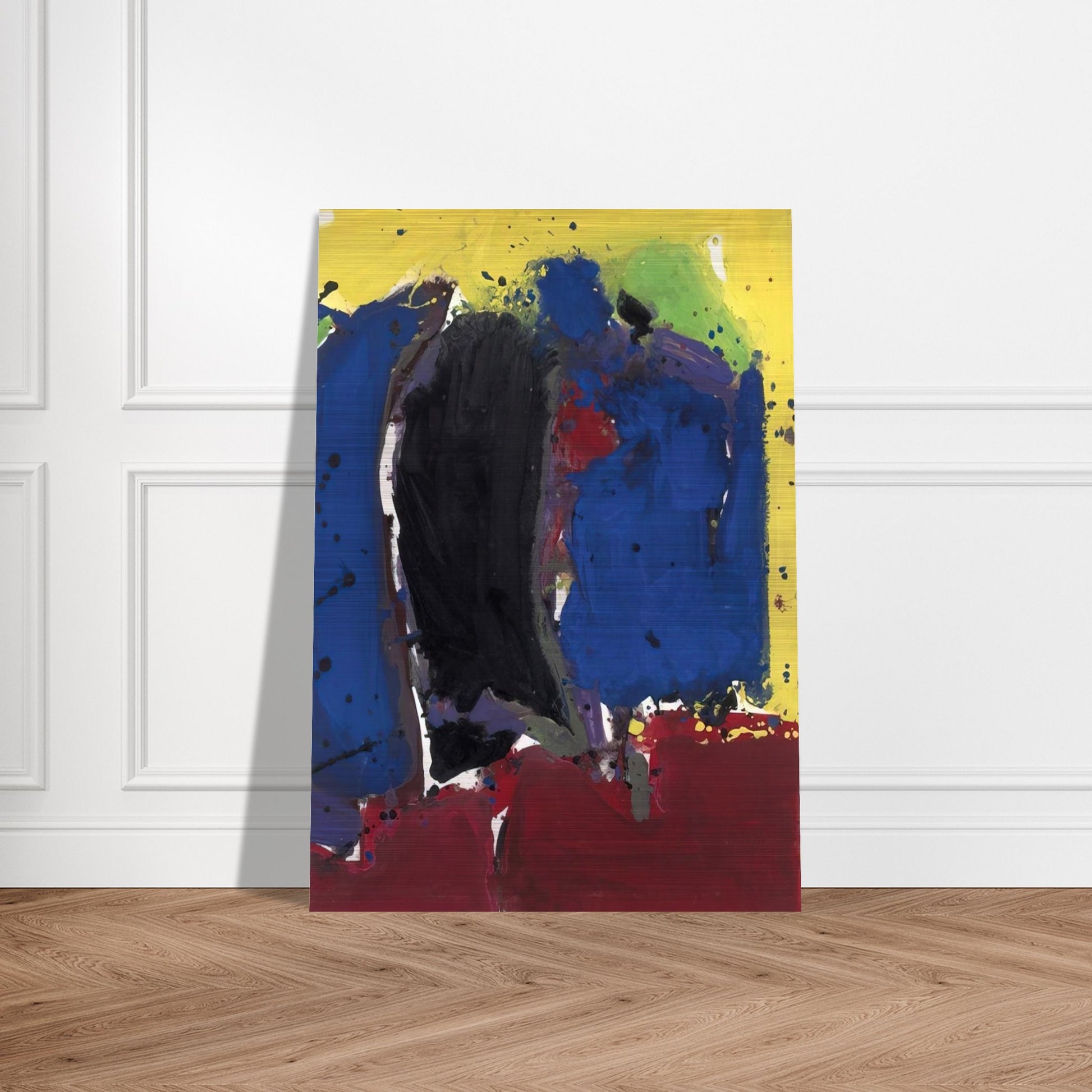 Composition - Sam Francis Brushed Aluminum Print - 70x100 cm / 28x40 inches | Sam Francis Aluminum Print | Sam Francis Prints