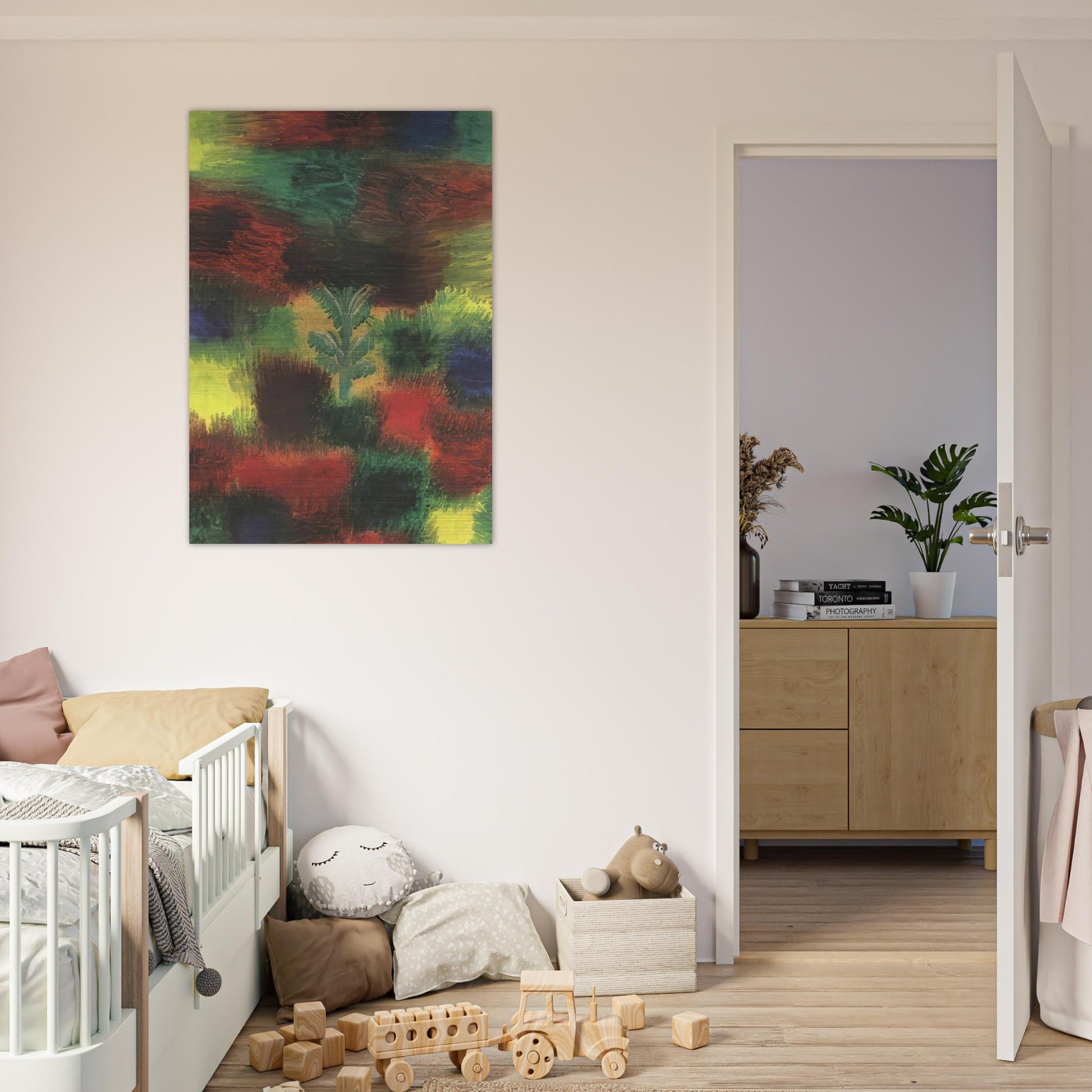 LITTLE TREE AMID SHRUBBERY 1919 - Paul Klee Brushed Aluminum Print - 70x100 cm / 28x40 inches | Paul Klee Aluminum Print | Paul Klee Prints