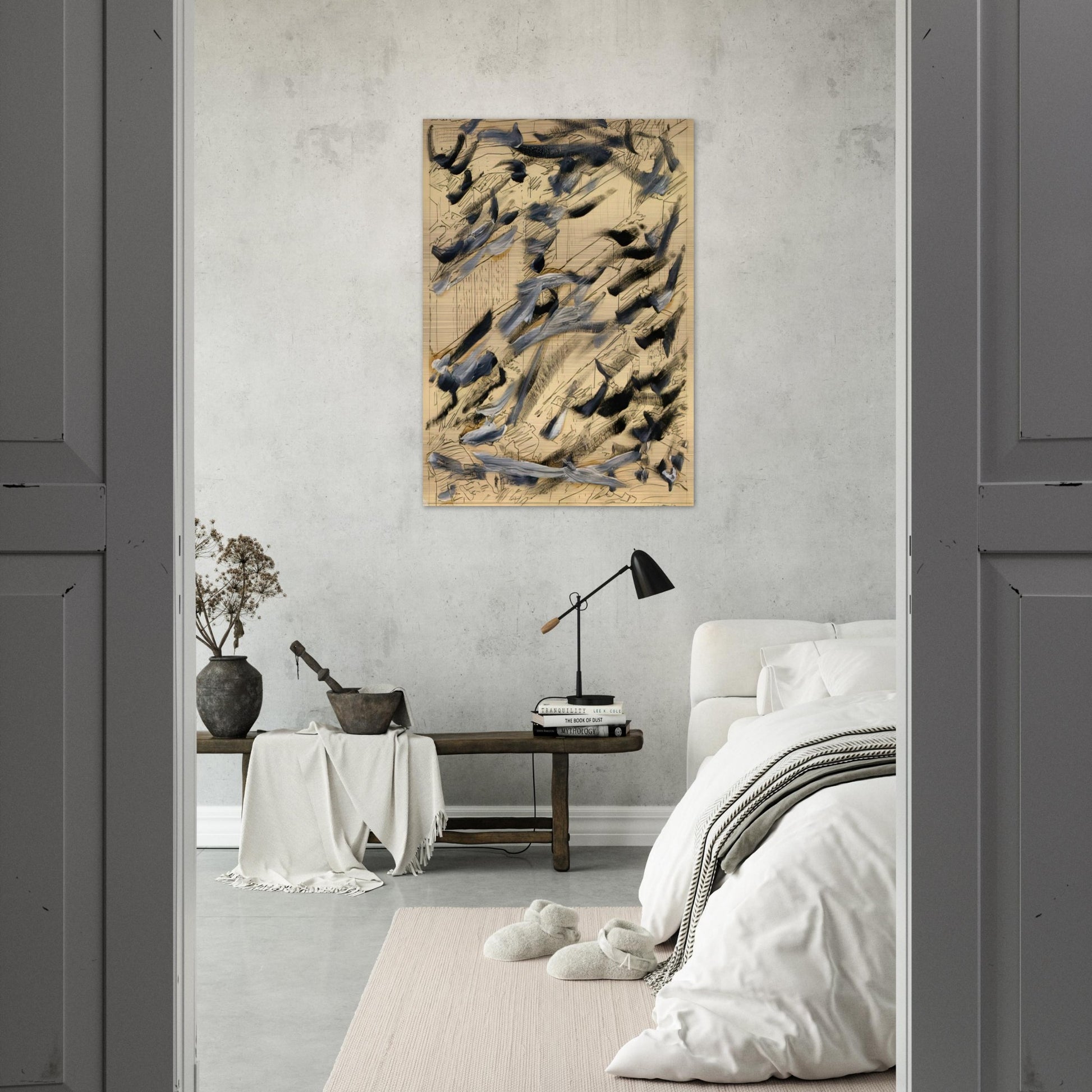 TOWNSCAPE 1968 6 - Gerhard Richter Brushed Aluminum Print - 70x100 cm / 28x40 inches | Gerhard Richter Aluminum Print | Gerhard Richter Prints
