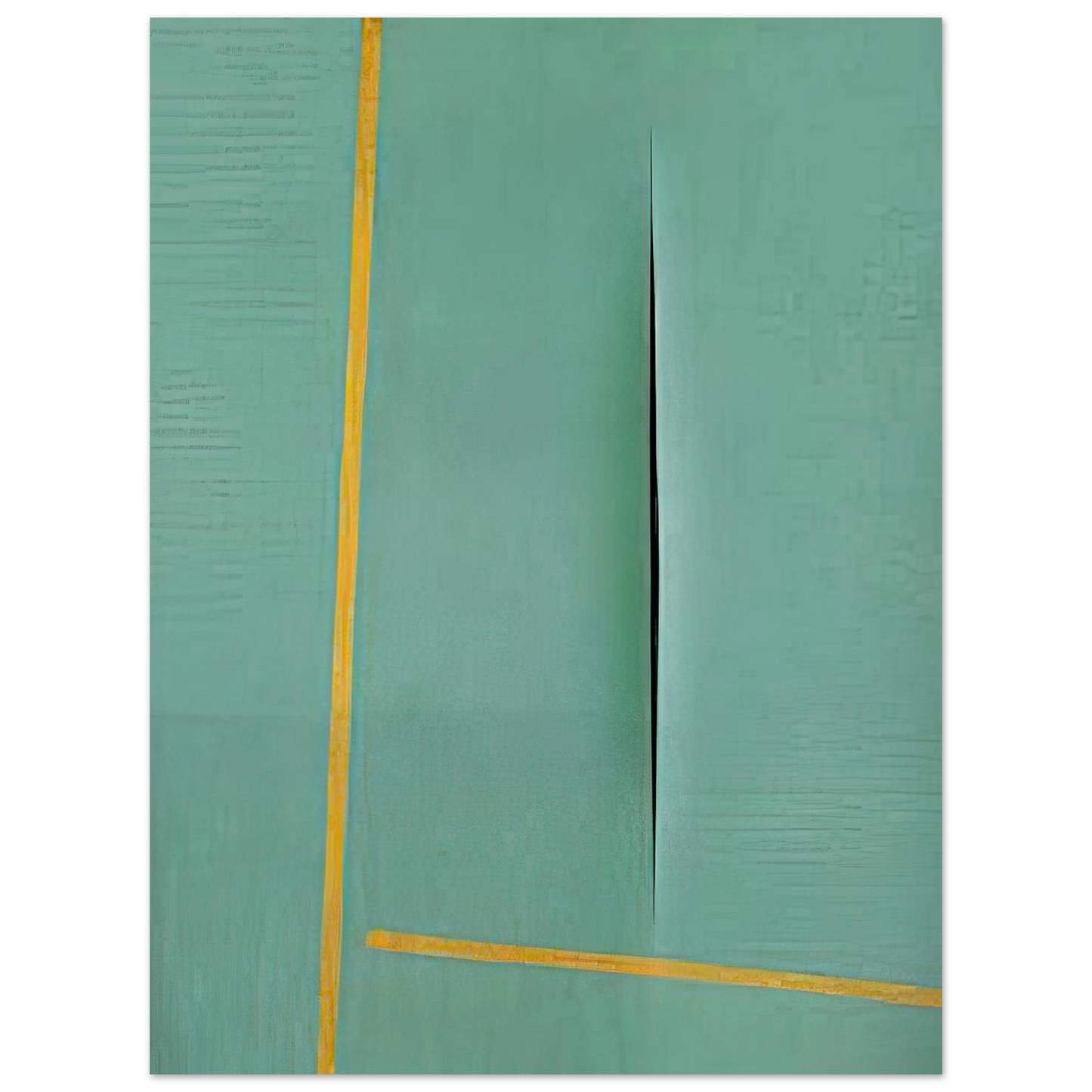 Lucio Fontana - Concept Spatiale - 1964  75x100 cm / 30x40inches Fine Art Poster