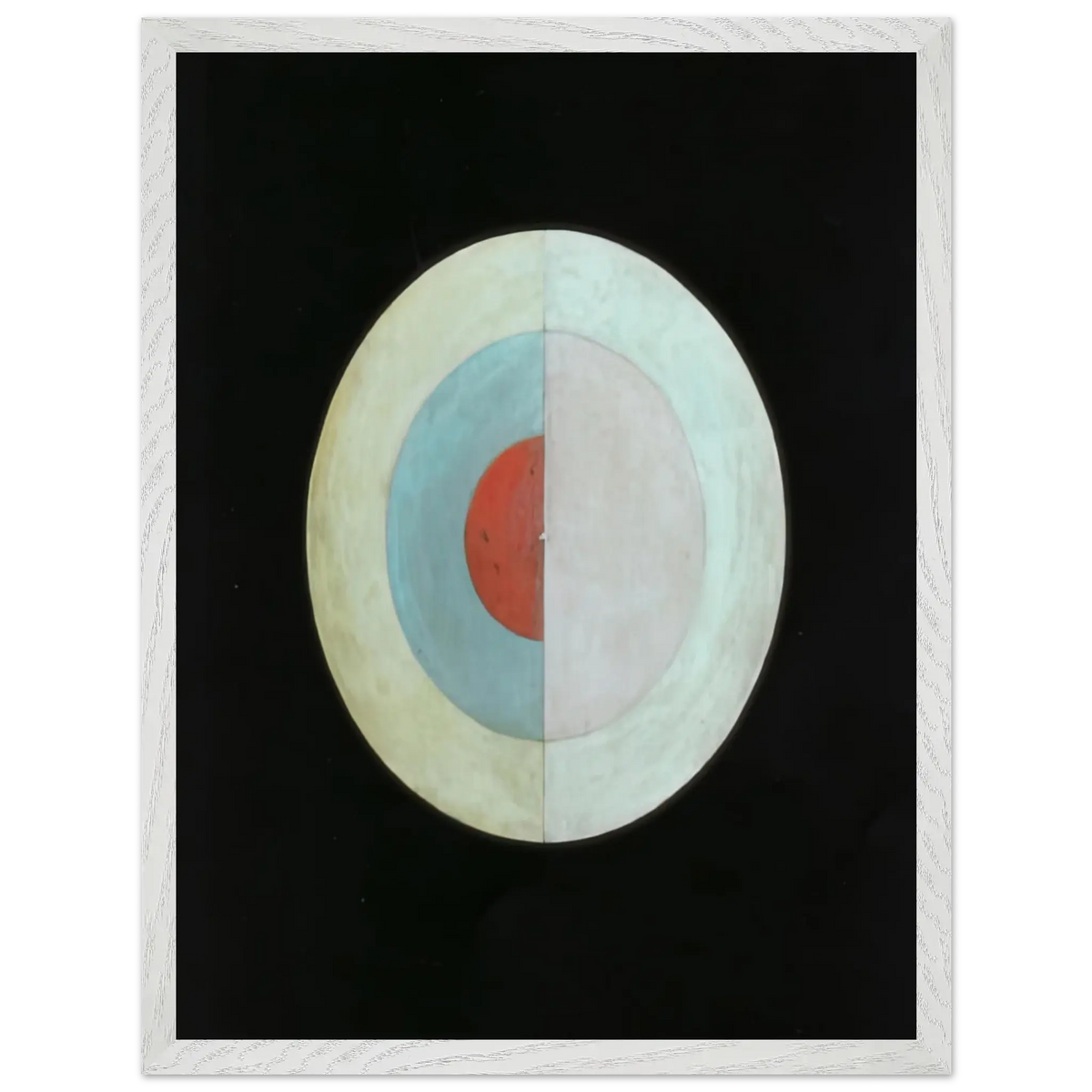 Hilma af Klint - THE SWAN NO 16 1915 Wall art - 40x50 cm / 16x20 Inches - Premium Wooden Framed Poster With Fine Art Paper - Wood frame