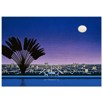 Onra - Nobody Has To Know - Hiroshi Nagai Brushed Aluminum Print - 70x100 cm / 28x40 inches | Hiroshi Nagai Aluminum Print | Hiroshi Nagai Prints