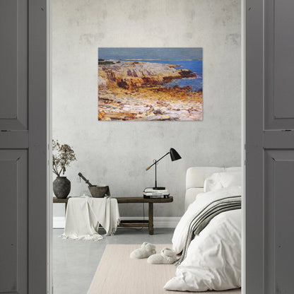 Northeast Headlands, New England Coast - Childe Hassam Brushed Aluminum Print - 70x100 cm / 28x40 inches | Childe Hassam Aluminum Print | Childe Hassam Prints
