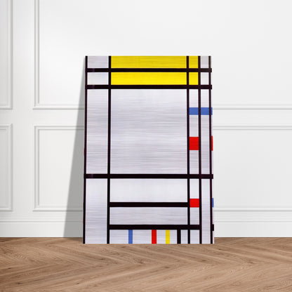 Place de la Concorde - Piet Mondrian Brushed Aluminum Print - 70x100 cm / 28x40 inches | Piet Mondrian Aluminum Print | Piet Mondrian Prints