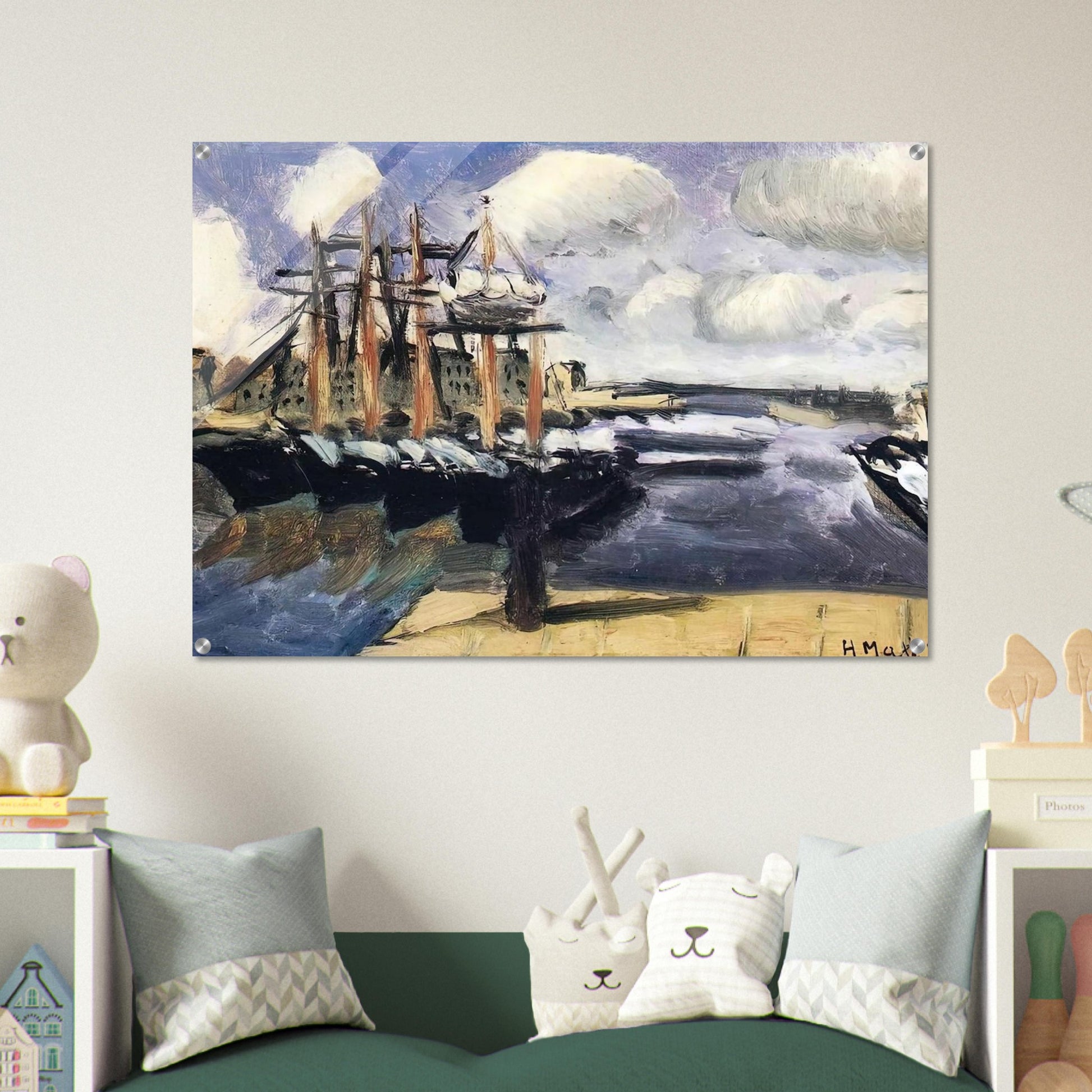 NOT IDENTIFIED 8 - Henri Matisse Acrylic Print - 70x100 cm / 28x40″ inches | Henri Matisse Wall Art | Henri Matisse Prints