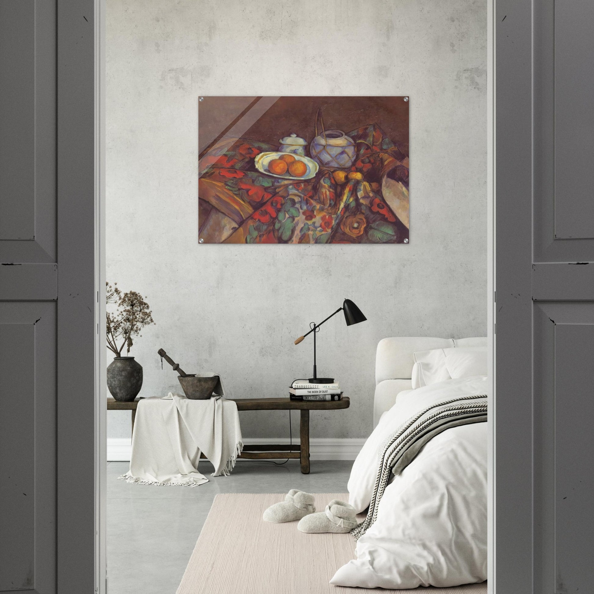 Still Life with Oranges - Paul Cézanne Acrylic Print - 70x100 cm / 28x40″ inches