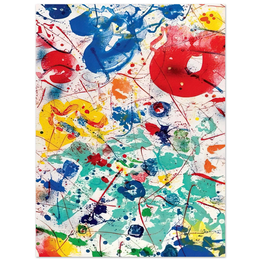 Sam Francis - Untitled  SF 358   75x100 cm / 30x40inches Fine Art Poster