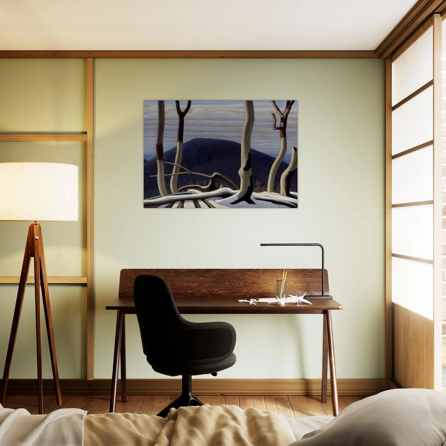 Above Lake Superior - 1922 - Lawren Harris Brushed Aluminum Print - 70x100 cm / 28x40 inches | Lawren Harris Aluminum Print | Lawren Harris Prints