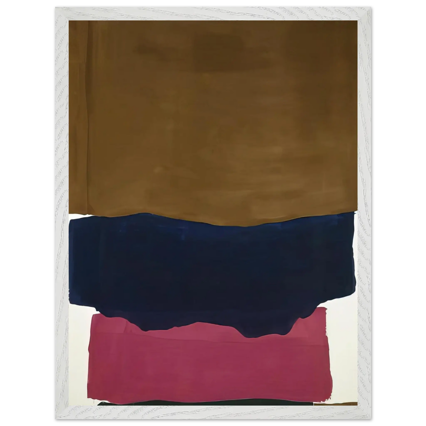 Helen Frankenthaler - Indian Summer - 1967 Wall art - 13x18 cm / 5x7 Inches - Premium Wooden Framed Poster With Fine Art Paper - Wood frame