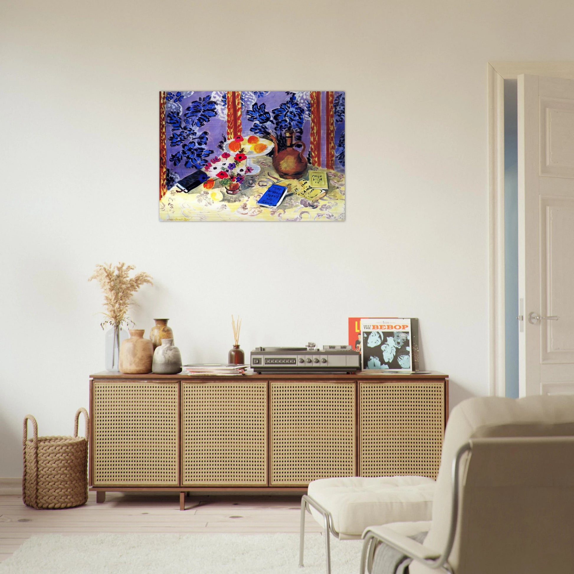 STILL LIFE HISTOIRES JUIVES 1924 - Henri Matisse Brushed Aluminum Print - 70x100 cm / 28x40 inches | Henri Matisse Aluminum Print | Henri Matisse Prints