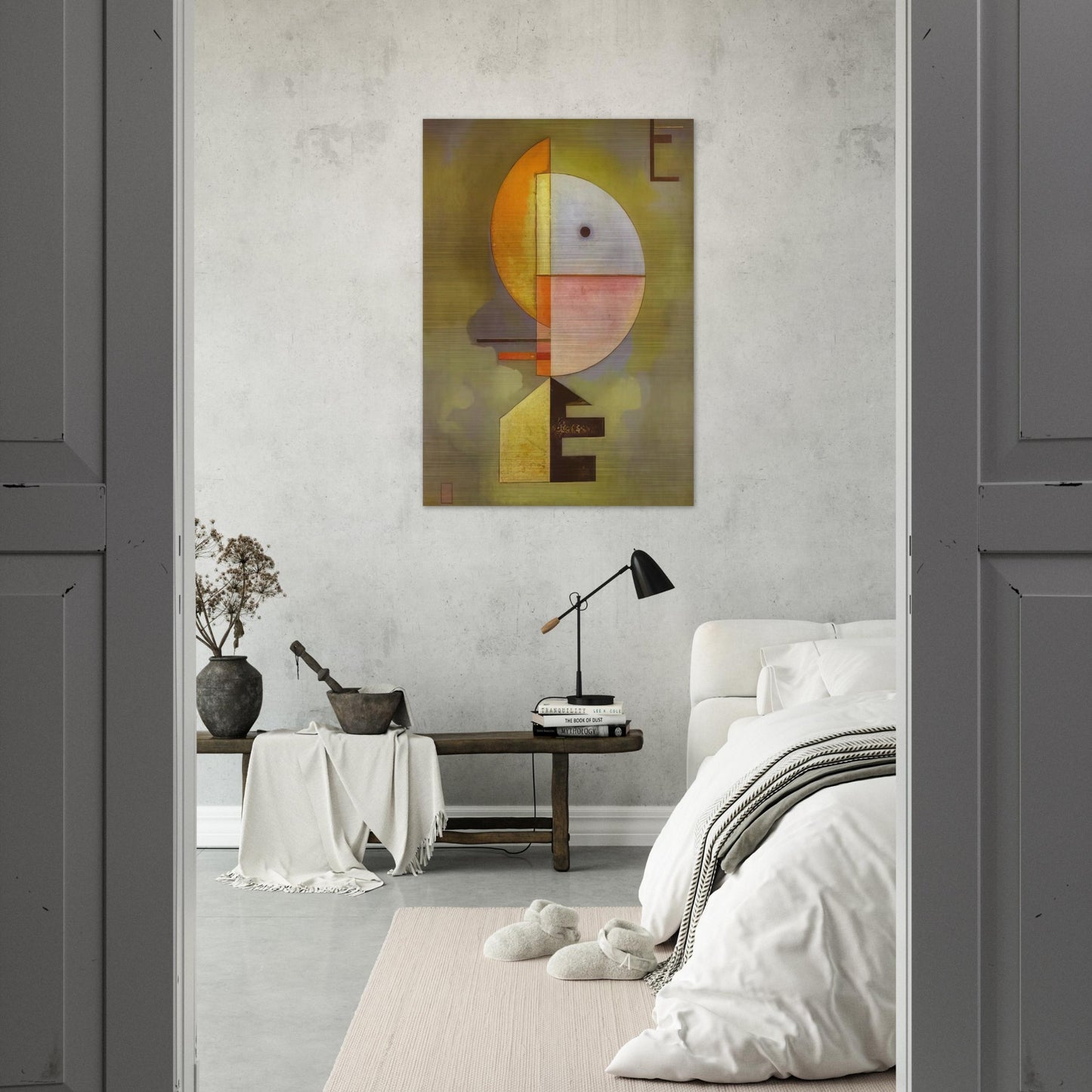 UPWARD 1929 - Wassily Kandinsky Brushed Aluminum Print - 70x100 cm / 28x40 inches | Wassily Kandinsky Aluminum Print | Wassily Kandinsky Prints