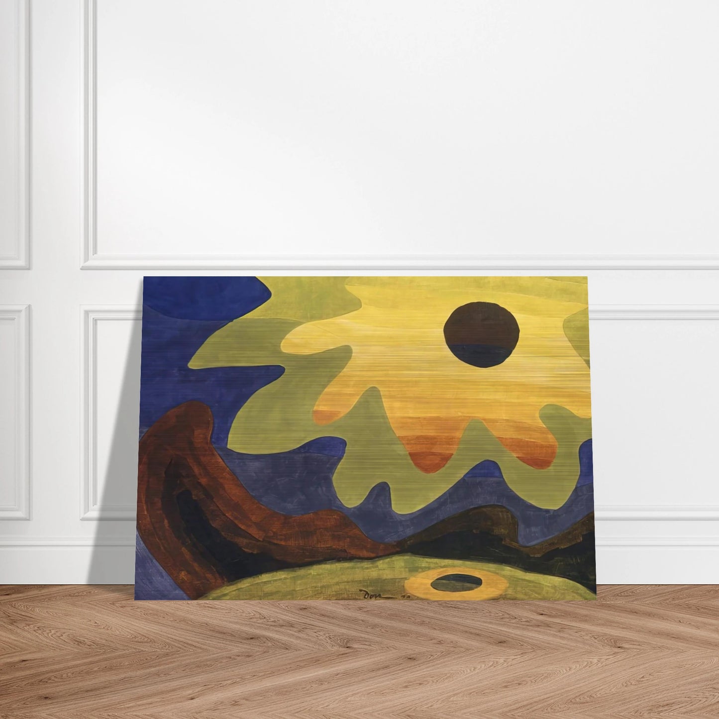 Sun - 1943 - Arthur Dove Brushed Aluminum Print - 70x100 cm / 28x40 inches | Arthur Dove Aluminum Print | Arthur Dove Prints
