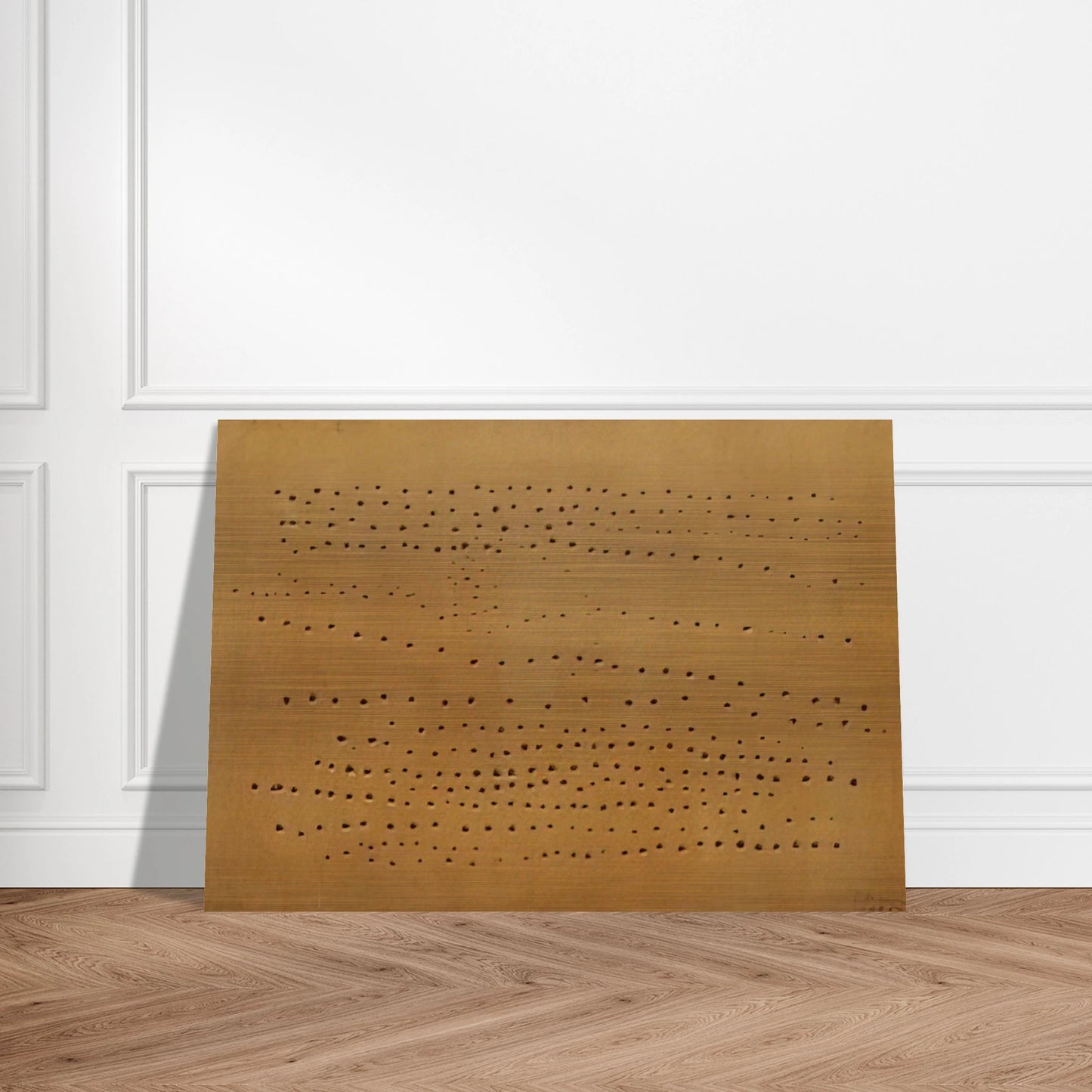 Concept Spatiale - 1950 - Lucio Fontana Brushed Aluminum Print - 70x100 cm / 28x40 inches | Lucio Fontana Aluminum Print | Lucio Fontana Prints