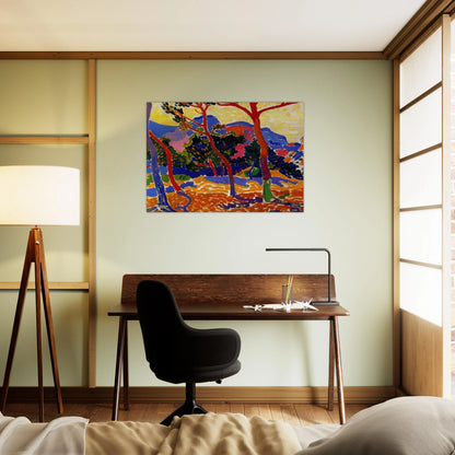 THE TREES - Andre Derain Brushed Aluminum Print - 70x100 cm / 28x40 inches | Andre Derain Aluminum Print | Andre Derain Prints