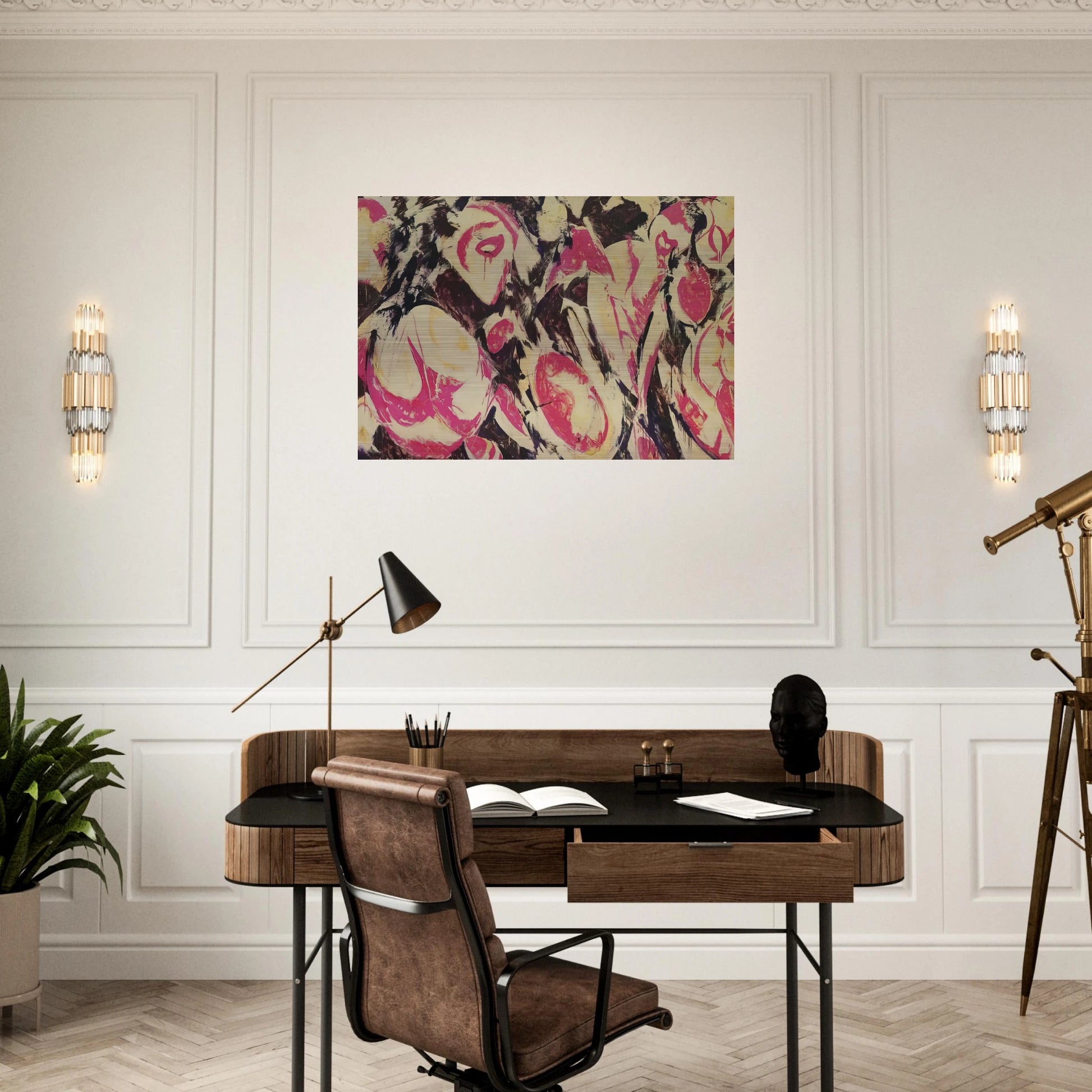 Gaea - Lee Krasner Brushed Aluminum Print - 70x100 cm / 28x40 inches | Lee Krasner Aluminum Print | Lee Krasner Prints