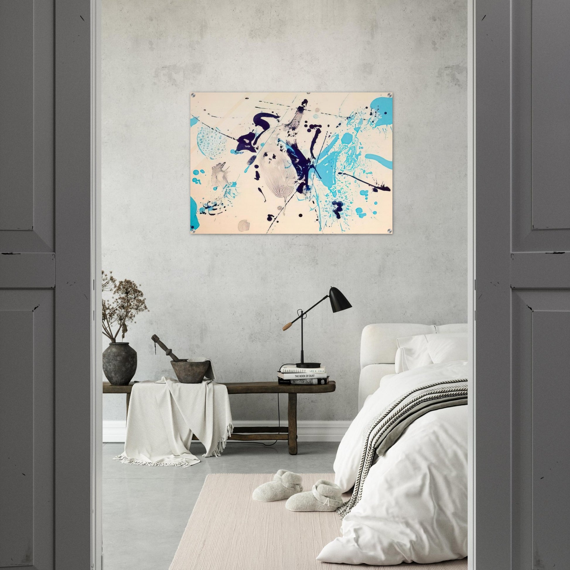 Blue Violet - Sam Francis Acrylic Print - 70x100 cm / 28x40″ inches