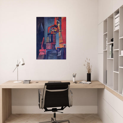 Towers - Max Ernst Brushed Aluminum Print - 70x100 cm / 28x40 inches | Max Ernst Aluminum Print | Max Ernst Prints