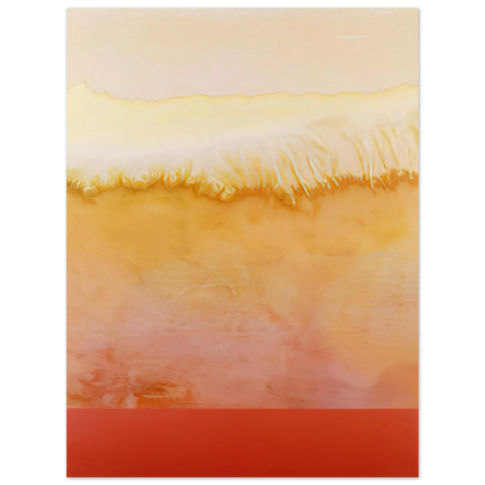 Ronnie Landfield - Carmen's Opal - 1979  75x100 cm / 30x40inches Fine Art Poster