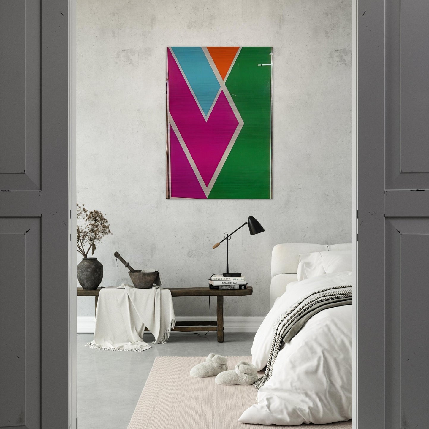 Westbury - 1970 - Larry Zox Brushed Aluminum Print - 70x100 cm / 28x40 inches | Larry Zox Aluminum Print | Larry Zox Prints