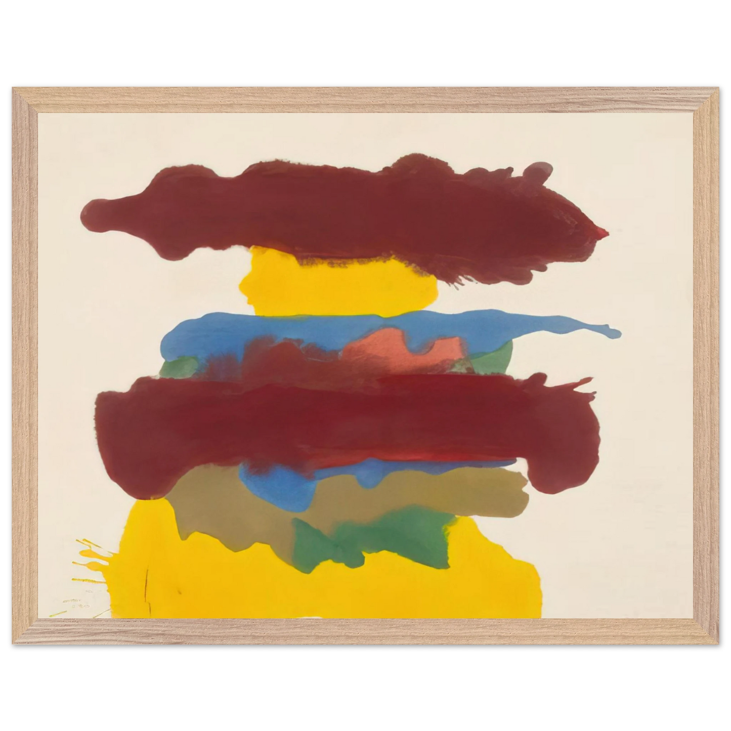 Helen Frankenthaler - Weather Change - 1963 Wall art - 30x40 cm / 12x16 inches - Fine Art Poster-canvas - -