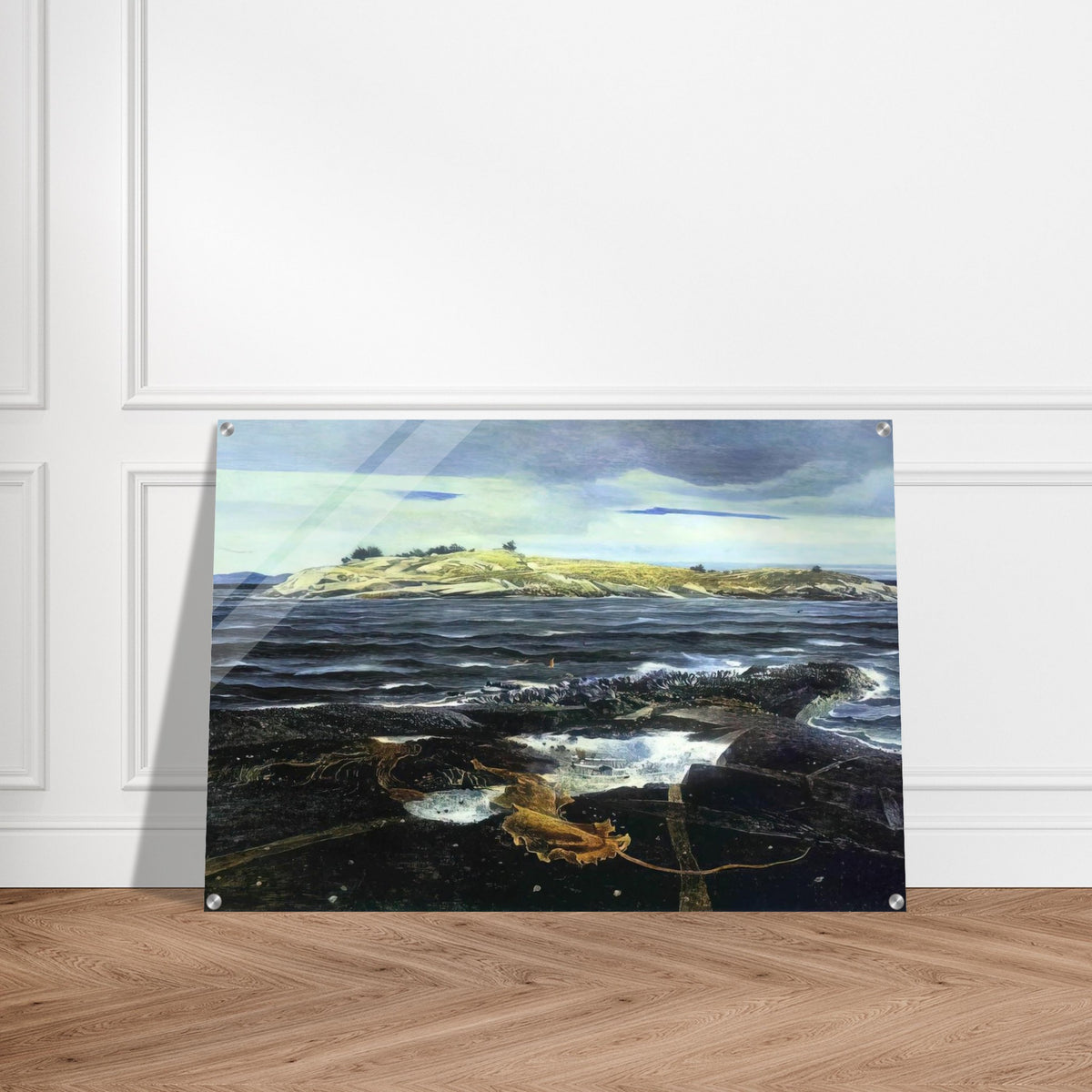 LITTLE CALDWELLS ISLAND - Andrew Wyeth Acrylic Print - 70x100 cm / 28x40″ inches | Andrew Wyeth Wall Art | Andrew Wyeth Prints
