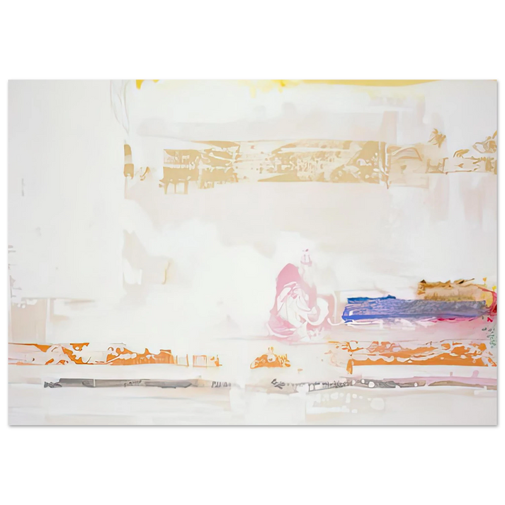 Helen Frankenthaler - Snow Basin, 1990- Wall Art - 30x40 cm / 12x16 inches - Premium Wooden Framed Poster With Fine Art Paper-canvas - Wood frame