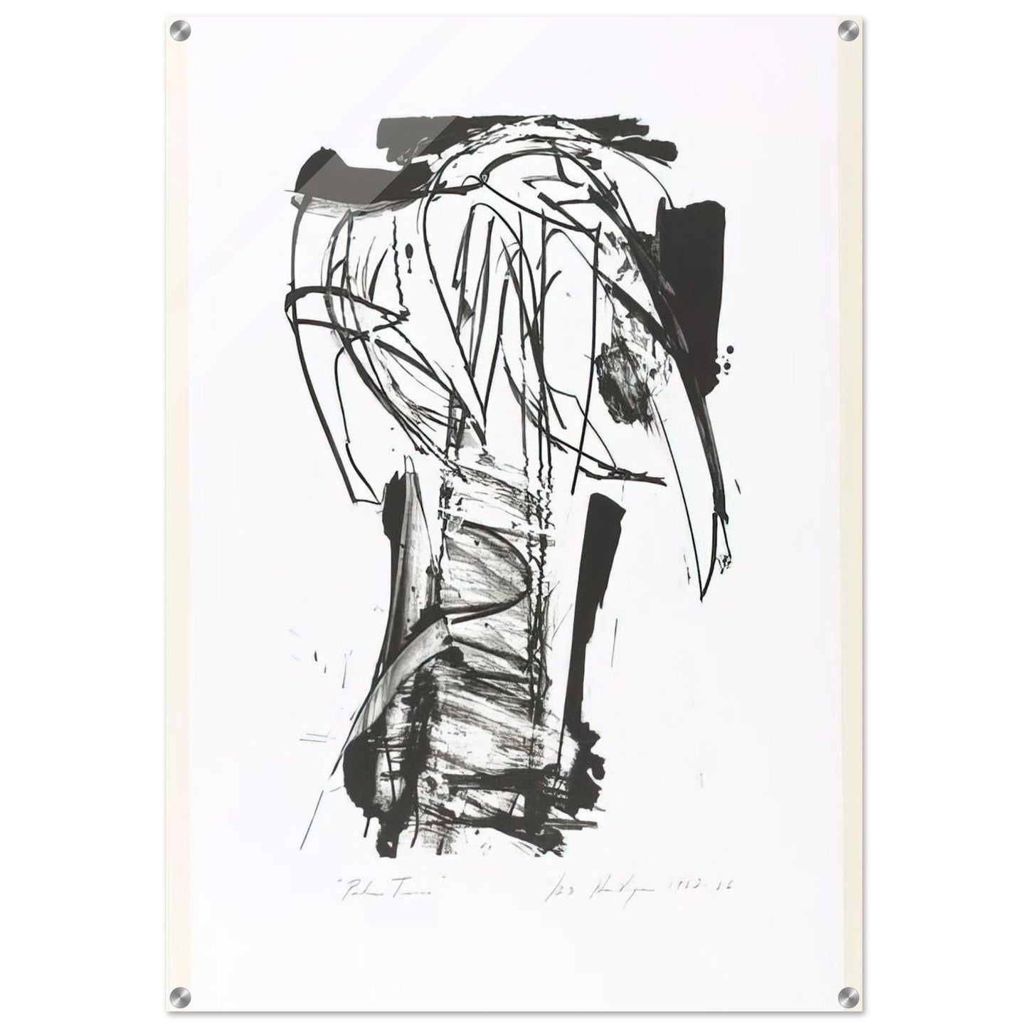 Palm Trees, from the Series The Archaics - Grace Hartigan Acrylic Print - 70x100 cm / 28x40″ inches | Grace Hartigan Wall Art | Grace Hartigan Prints