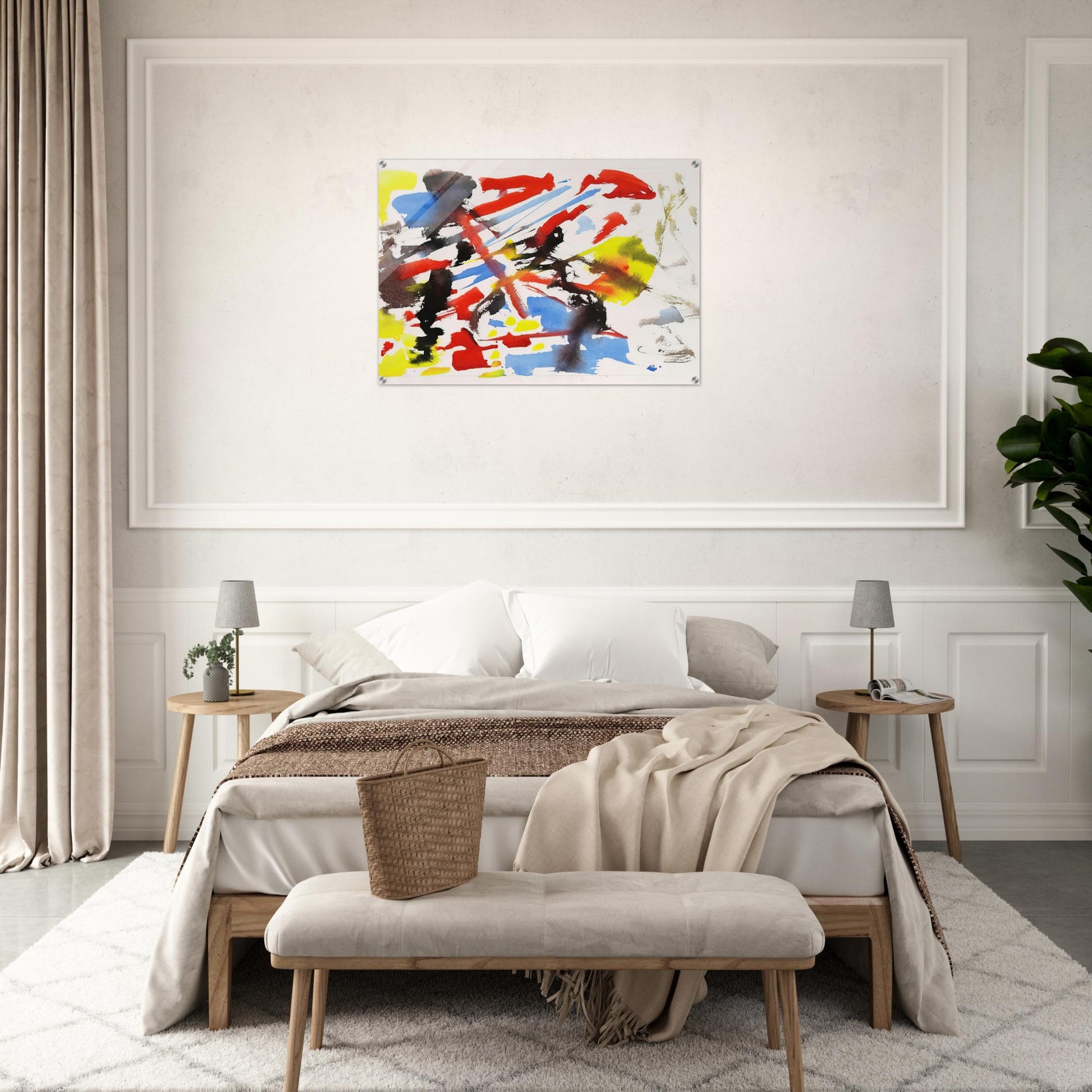 Farbspiele - 1952 - Ernst Wilhelm Nay Acrylic Print - 70x100 cm / 28x40″ inches