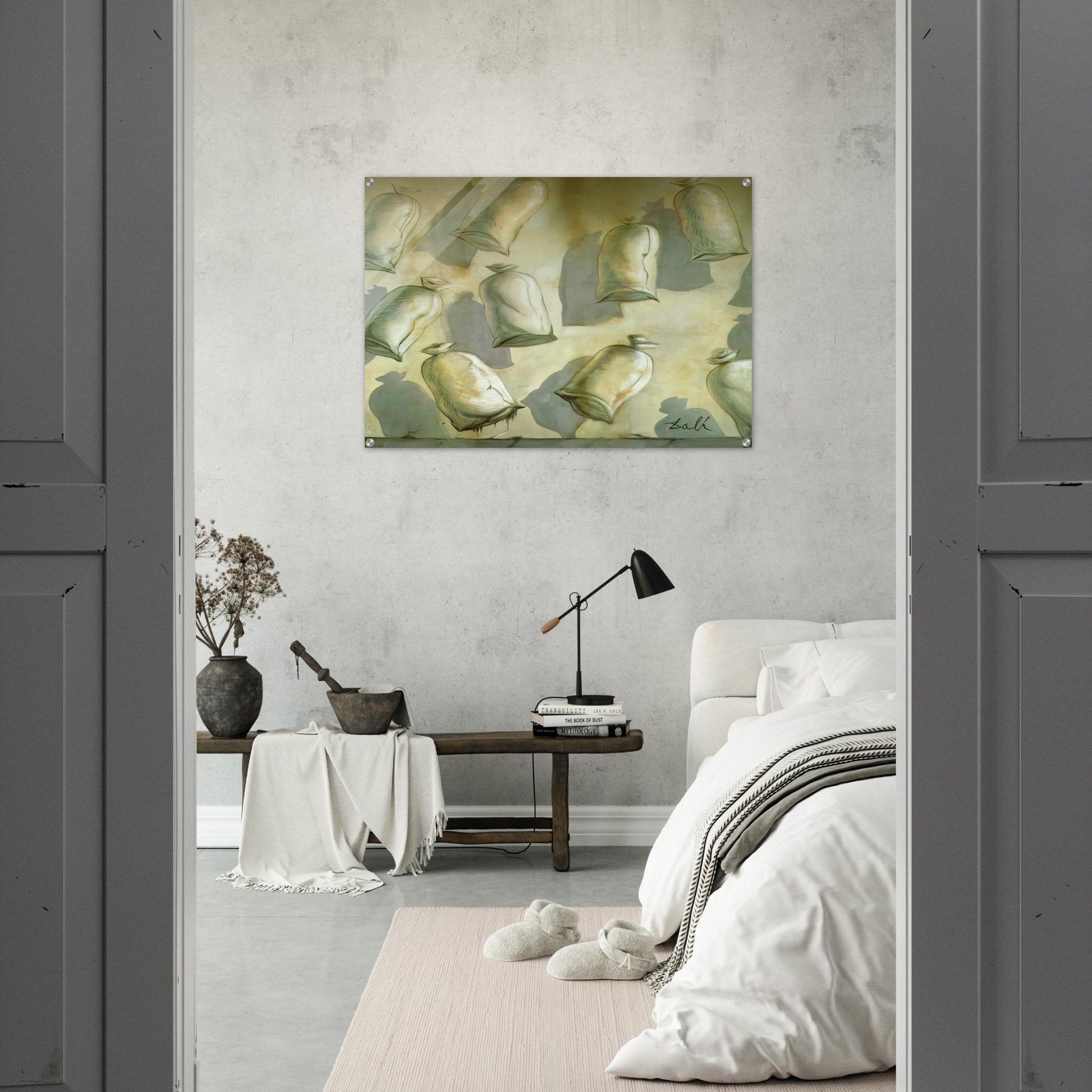 SET DESIGN FOR THE BALLET LOS SACOS DEL MOLINERO 2 - Salvador Dali Acrylic Print - 70x100 cm / 28x40″ inches | Salvador Dali Wall Art | Salvador Dali Prints