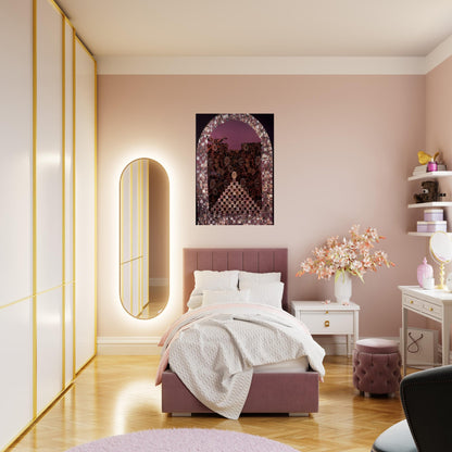 Shrine for the Egg - PD Pattern and Decoration - Miriam Schapiro Brushed Aluminum Print - 70x100 cm / 28x40 inches | Miriam Schapiro Aluminum Print | Miriam Schapiro Prints