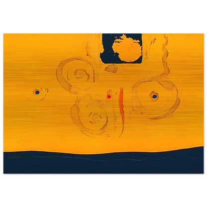Plaza Real - 1988 - Helen Frankenthaler Brushed Aluminum Print - 70x100 cm / 28x40 inches | Helen Frankenthaler Aluminum Print | Helen Frankenthaler Prints