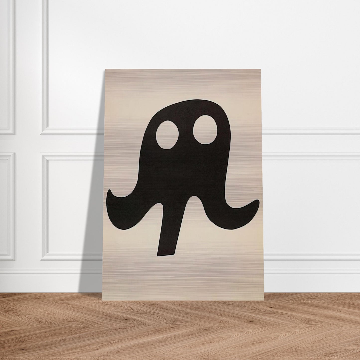 Mustache Hat - Jean Arp Brushed Aluminum Print - 70x100 cm / 28x40 inches | Jean Arp Aluminum Print | Jean Arp Prints