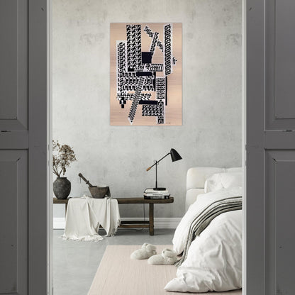 REED PEN COLLAGE 1922 - Hannah Hoch Brushed Aluminum Print - 70x100 cm / 28x40 inches | Hannah Hoch Aluminum Print | Hannah Hoch Prints